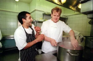 Chef Gordon Ramsay and David Dempsey October 1999 David will play a part in Chef Gordon Ramsay and David Dempsey October 1999 David will play a part in