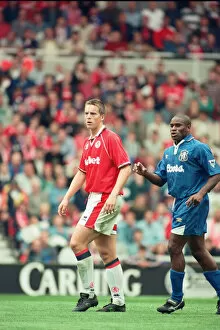 Images Dated 26th August 1995: Chelsea 2 - 0 Middlesbrough, Premier League match held at the Cellnet Stadium