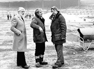 Chelsea owner Ken Bates and manager John Neal with ground staff at Stamford Bridge Chelsea owner Ken Bates and manager John Neal with ground staff at Stamford Bridge