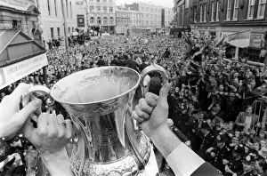 Chelsea Return with the FA Cup after they had beaten Leeds in the replay at Old Trafford Chelsea Return with the FA Cup after they had beaten Leeds in the replay at Old Trafford
