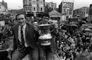 Chelsea Return with the FA Cup after they had beaten Leeds in the replay at Old Trafford Chelsea Return with the FA Cup after they had beaten Leeds in the replay at Old Trafford