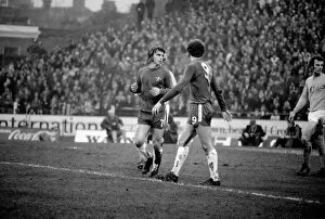 Images Dated 8th January 1972: Chelsea v Huddersfield. Tony Potrac of Chelsea seen here with Peter Osgood at Stamford