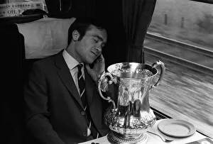 Chelsea's Ron Harris has sweet dreams on his home on the train to London Chelsea's Ron Harris has sweet dreams on his home on the train to London