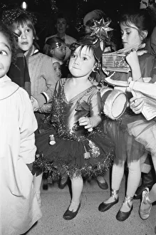 One of the child dancers at the Broad Street Shopping Centre waiting to perform at One of the child dancers at the Broad Street Shopping Centre waiting to perform at