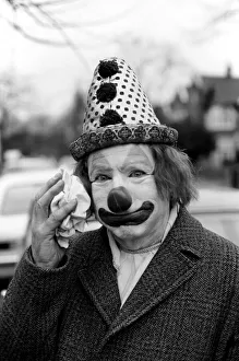 Child Entertainer: Mr. Blower the clown. March 1981 PM 81-01186-002 Child Entertainer: Mr. Blower the clown. March 1981 PM 81-01186-002