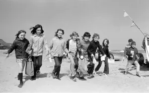 Children on Charity Walk, Redcar, Circa 1973 Children on Charity Walk, Redcar, Circa 1973
