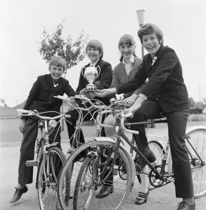 Children at Fairfield School, Stockton-on-Tees, take part in Cycling Proficiency Test Children at Fairfield School, Stockton-on-Tees, take part in Cycling Proficiency Test