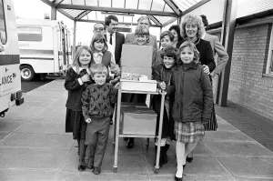 Children, hospital staff and administrators help Huddersfield Hospital' Children, hospital staff and administrators help Huddersfield Hospital'