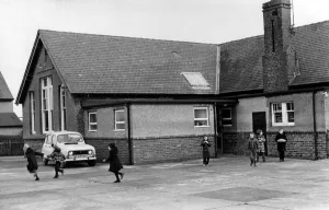 Children outside Beadnell Church of England Aided First School Children outside Beadnell Church of England Aided First School