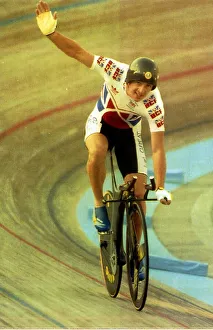 Chris Boardman Olympic Cyclist wins Gold medal in Barcelona 1992 Chris Boardman Olympic Cyclist wins Gold medal in Barcelona 1992