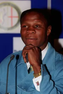 Chris Eubank Boxing June 98 At press conference Chris Eubank Boxing June 98 At press conference