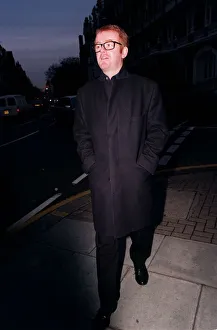 Chris Evans TV Presenter December 1997 Attending the wedding of TV Presenter Nicky Chris Evans TV Presenter December 1997 Attending the wedding of TV Presenter Nicky