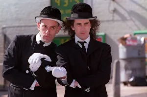 Chris McHallem Actor with Phil Daniels 1990 starring in a stage version of A Chris McHallem Actor with Phil Daniels 1990 starring in a stage version of A