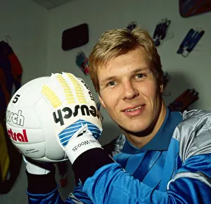 Chris Woods Rangers football player January 1987 Chris Woods Rangers football player January 1987