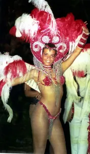 Christine de France dances in front of Prince Charles at the Rio de Janeiro carnival Christine de France dances in front of Prince Charles at the Rio de Janeiro carnival