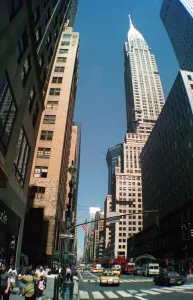 Chrysler Building New York street USA United States of America August 1999 TOTW Chrysler Building New York street USA United States of America August 1999 TOTW