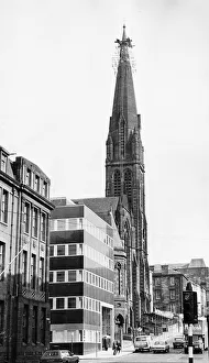 Church St Vincent Street Victorian Glasgow street scene Church St Vincent Street Victorian Glasgow street scene