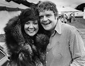 Cilla Black and Geoffrey Hughes at St Helens show. Sherdley Park, St Helen, Merseyside Cilla Black and Geoffrey Hughes at St Helens show. Sherdley Park, St Helen, Merseyside