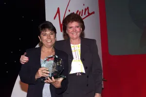 Cilla Black with Helen Rollason May 1999 winner of a special Pride of Britain Award Cilla Black with Helen Rollason May 1999 winner of a special Pride of Britain Award