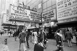 Images Dated 13th February 1981: Cinemas in New York. 13th February 1981
