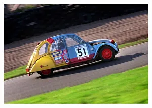 Citroen 2CV October 1998 Racing yellow red blue Citroen 2CV October 1998 Racing yellow red blue