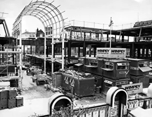 Clayton Square being built. 16th September 1987 Clayton Square being built. 16th September 1987