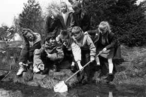 Cleaning up... Meltham County Primary School pupils work in the conservation scheme which Cleaning up... Meltham County Primary School pupils work in the conservation scheme which