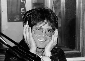 Cliff Richard at Capital Radio to raise money for London Children. 10th April 1982 Cliff Richard at Capital Radio to raise money for London Children. 10th April 1982