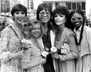 Images Dated 6th July 1979: Cliff Richard Pop Singer Actor with some friends