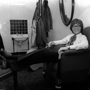 Cliff Richard relaxing in his dressing room on Wednesday, November 11 Cliff Richard relaxing in his dressing room on Wednesday, November 11