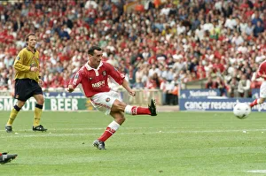 Clive Mendonca Charlton Athletic May 1998 Football Player scoring his first goal at Clive Mendonca Charlton Athletic May 1998 Football Player scoring his first goal at