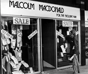 Clothes Shop owned by Malcolm MacDonald, Newcastle United Striker Clothes Shop owned by Malcolm MacDonald, Newcastle United Striker