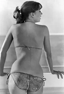 Clothing Beach. Model wears bikini which looks like it' Clothing Beach. Model wears bikini which looks like it'