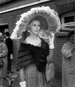 Clothing. Fashion: Ascot Hats. Mrs. James Elliott of Lincolnshire Clothing. Fashion: Ascot Hats. Mrs. James Elliott of Lincolnshire