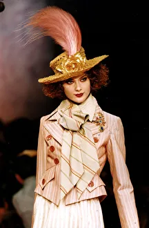 Clothing France Paris fashion 94 Designer Christian Lacroix January 1994 Clothing France Paris fashion 94 Designer Christian Lacroix January 1994