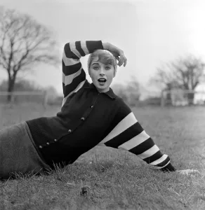 Clothing: Sweater fashions. March 1958 K1994 Clothing: Sweater fashions. March 1958 K1994