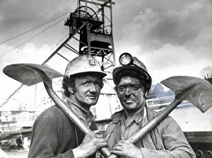 Coal - Miners - Miners came up from underground for the last time, at Britannia Colliery Coal - Miners - Miners came up from underground for the last time, at Britannia Colliery