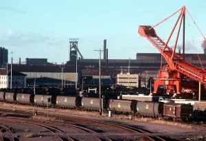 Coal storage and handling facility in Newcastle New South Wales Australia Coal storage and handling facility in Newcastle New South Wales Australia
