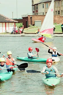 Coatham Boating Lake, Redcar, North Yorkshire, England, 21st July 1993 Coatham Boating Lake, Redcar, North Yorkshire, England, 21st July 1993