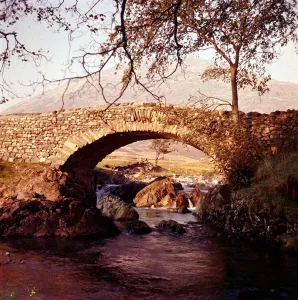 Cockley Beck bridge and Red How in the Lake District Cumbria Cockley Beck bridge and Red How in the Lake District Cumbria