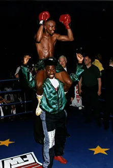 Colin McMillan boxer after winning the WBO featherweight title Colin McMillan boxer after winning the WBO featherweight title