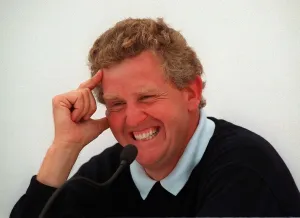 Colin Montgomerie Open Golf Championship Carnoustie 1999 Speaks at a Press Colin Montgomerie Open Golf Championship Carnoustie 1999 Speaks at a Press