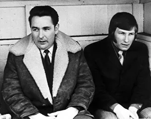 Colin Todd of Derby County with manager Brian Clough 1971 Colin Todd of Derby County with manager Brian Clough 1971