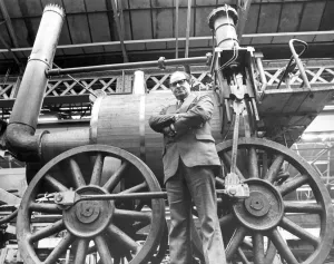 Colin Umpleby, training officer at British Rail, Shildon on 26th February 1980 with Colin Umpleby, training officer at British Rail, Shildon on 26th February 1980 with