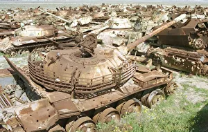 A collection of Iraqi tanks rusting in a scrap yard close to Kuwait City are a reminder A collection of Iraqi tanks rusting in a scrap yard close to Kuwait City are a reminder