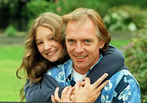 Comedian Rik Mayall with daughter Rosie. 12th September 1998 Comedian Rik Mayall with daughter Rosie. 12th September 1998