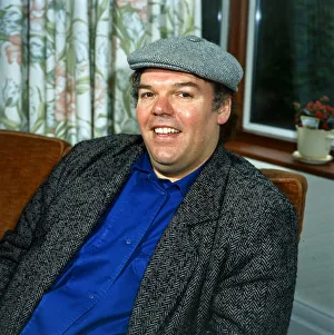 Comedian Roy Chubby Brown wearing tweed suit and cap Circa April 1986 Comedian Roy Chubby Brown wearing tweed suit and cap Circa April 1986