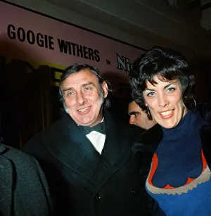 Comedian Spike Milligan with wife Paddy at the Royal Charity Premiere of " Comedian Spike Milligan with wife Paddy at the Royal Charity Premiere of "