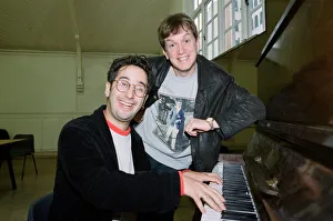 Comedians Frank Skinner and David Baddiel who hosted the British television programme Comedians Frank Skinner and David Baddiel who hosted the British television programme