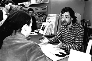 Comic Ben Elton took a breather from his hectic touring schedule for an autograph-signing Comic Ben Elton took a breather from his hectic touring schedule for an autograph-signing
